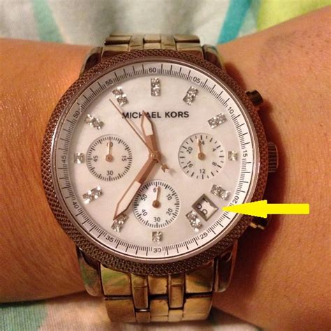 michael kors how to tell if fake watch|Michael Kors Watch look alike.